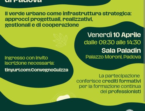 CONVEGNO TECNICO SUL NUOVO PARCO GUIZZA DI PADOVA -Venerdi 10 aprile 2026
